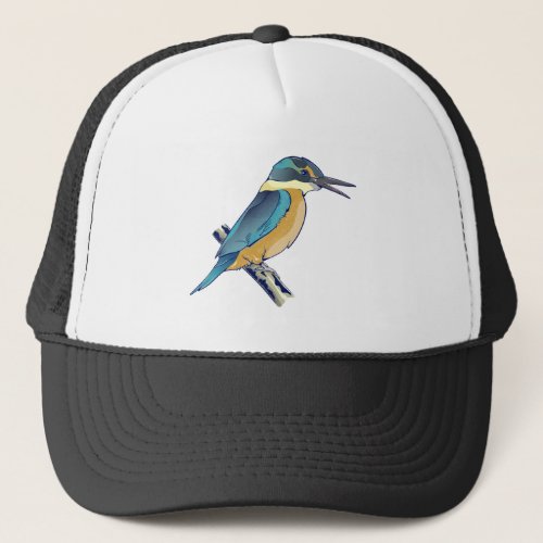 Kotare Kingfisher NZ BIRD  Trucker Hat