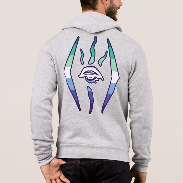 KOTD  Gay Men Pride logo Hoodie (Back)