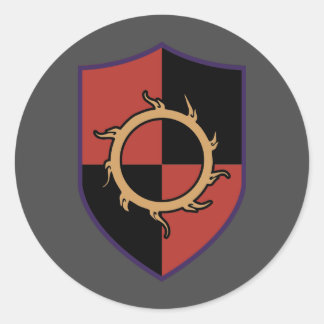 KOTD Malicious Knight Classic Round Sticker