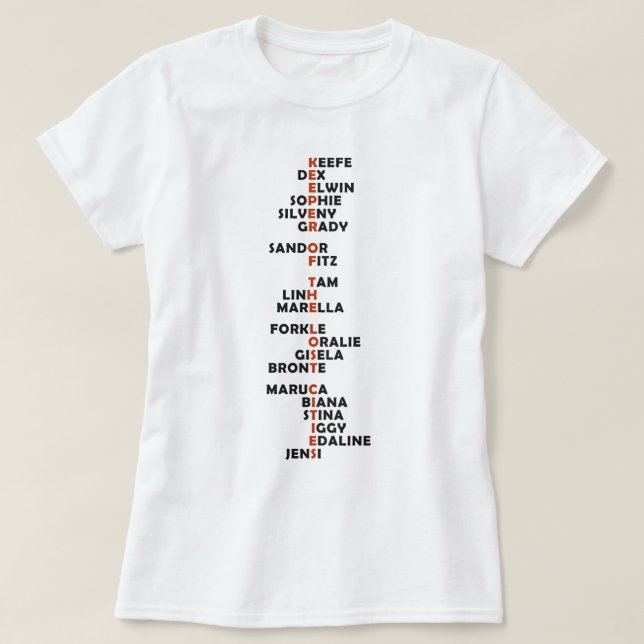 KOTLC Fan Foxfire Academy Team Foster Keefe T-Shirt (Design Front)