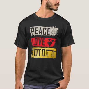 Koto Musical Instrument Japanese Plucked Music Pla T-Shirt