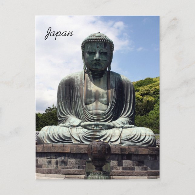 kotokuin buddha japan postcard (Front)