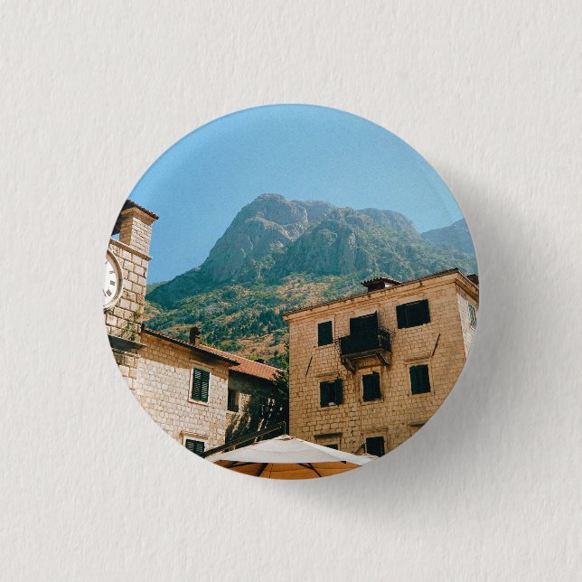 Kotor - Montenegro  Button (Front)