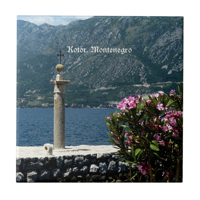 Kotor, Montenegro Ceramic Tile (Front)