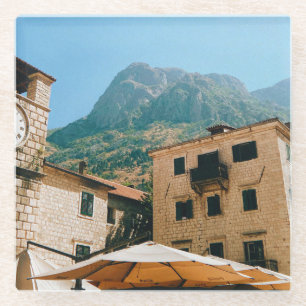 Kotor - Montenegro Glass Coaster
