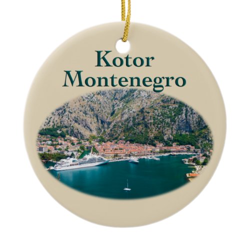 Kotor, Montenegro: Stari Grad Ceramic Ornament