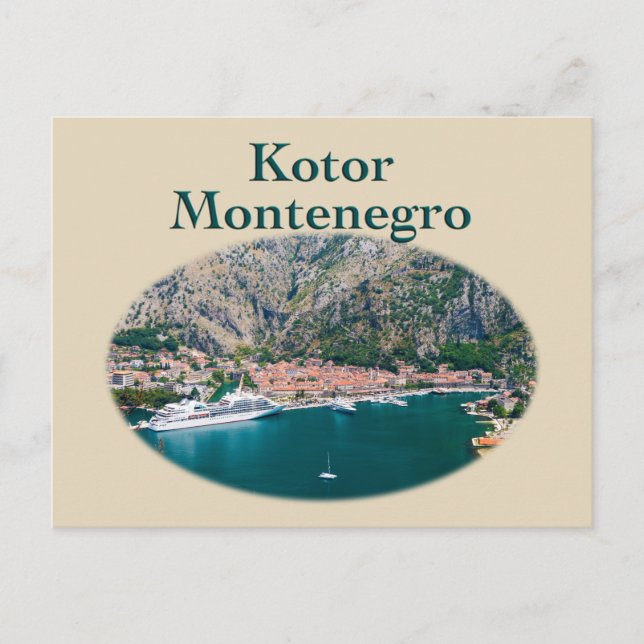 Kotor, Montenegro: Stari Grad Postcard (Front)