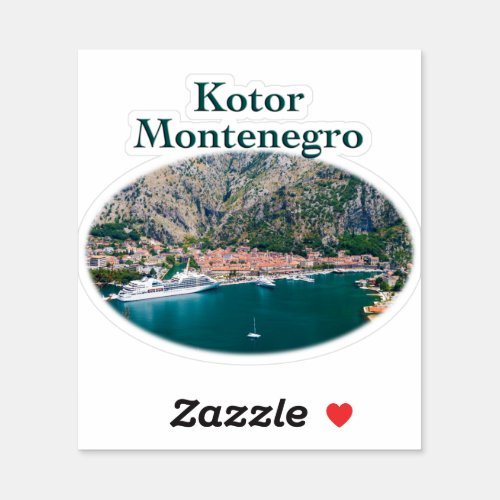 Kotor Montenegro Stari Grad Sticker