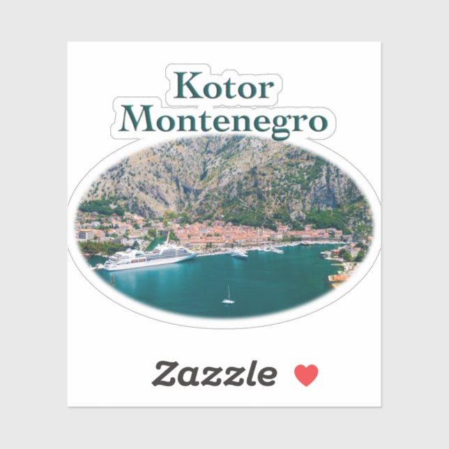 Kotor, Montenegro: Stari Grad Sticker (Sheet)