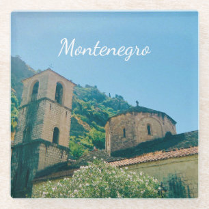 Kotor, Montenegro - Travel Souvenir Glass Coaster