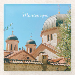 Kotor, Montenegro travel souvenir Glass Coaster