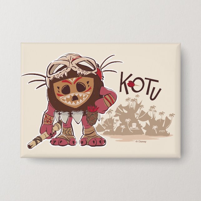 Kotu the Kakamora Button (Front)