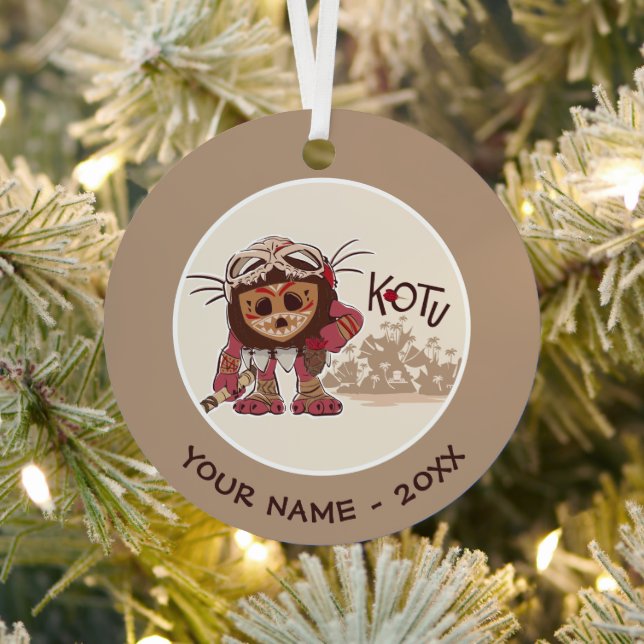 Kotu the Kakamora Metal Ornament (Insitu)