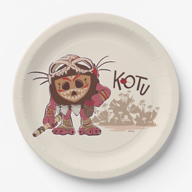 Kotu the Kakamora Paper Plates (Front)