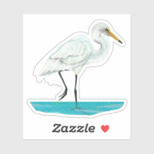 Kotuku White heron Sticker