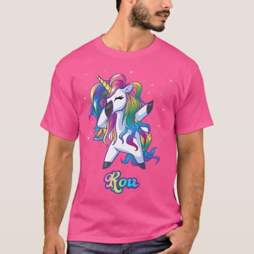 KOU Unicorn Gifts For Girls Birthday Gifts For Wom T_Shirt