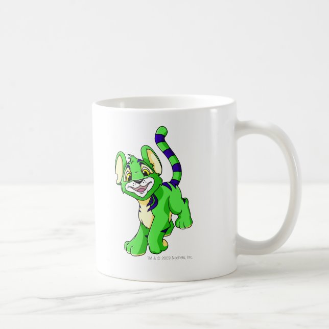 Kougra Green Coffee Mug (Right)