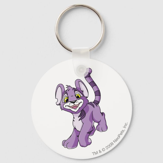 Kougra Purple Keychain (Front)