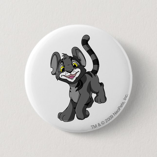 Kougra Shadow Pinback Button (Front)