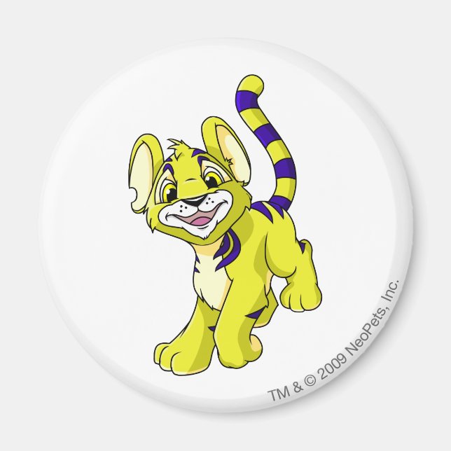 Kougra Yellow Magnet (Front)