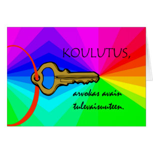 Koulutus, Education, Teacher Appreciation, Finnish Cards