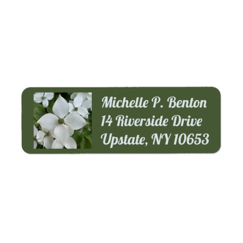 Kousa dogwood return address label