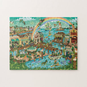 Kouta Kerplop Keys Saint Patrick's Day Celebration Jigsaw Puzzle