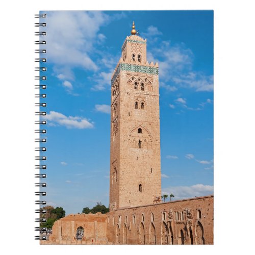 Koutoubia Mosque _ Marrakech Morocco Notebook