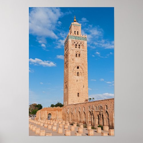 Koutoubia Mosque _ Marrakech Morocco Poster