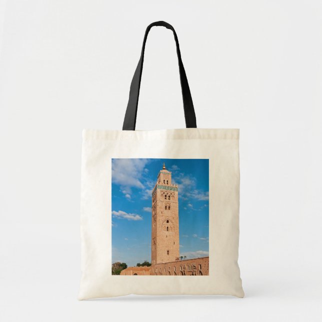 Koutoubia Mosque - Marrakech, Morocco Tote Bag (Front)