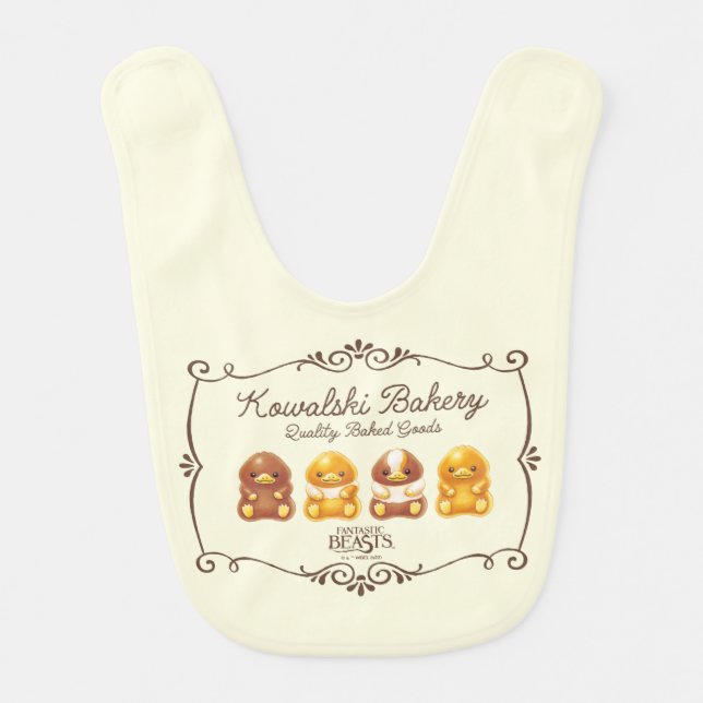 Kowalski Bakery - Baby Nifflers Baby Bib (Front)