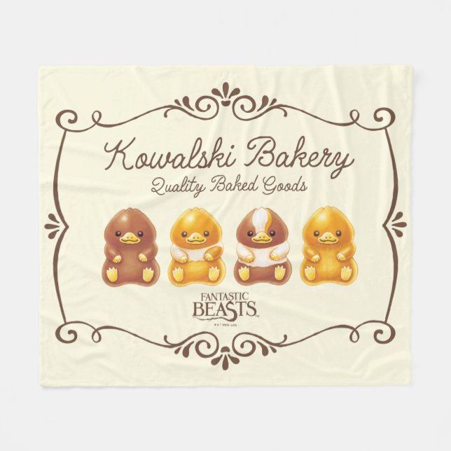 Kowalski Bakery - Baby Nifflers Fleece Blanket (Front (Horizontal))