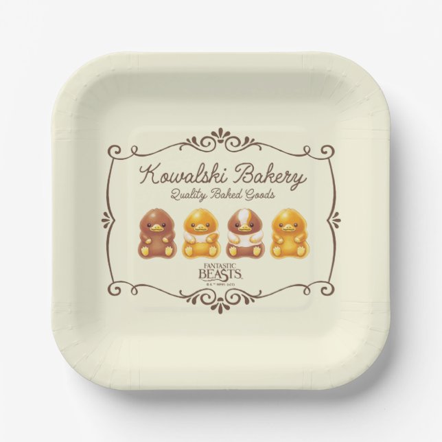 Kowalski Bakery - Baby Nifflers Paper Plates (Front)