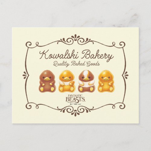 Kowalski Bakery _ Baby Nifflers Postcard