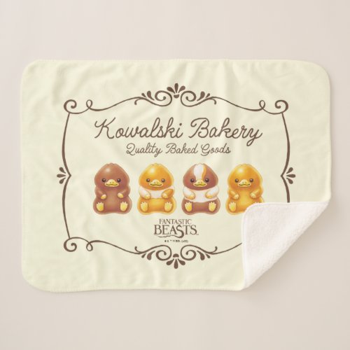 Kowalski Bakery _ Baby Nifflers Sherpa Blanket