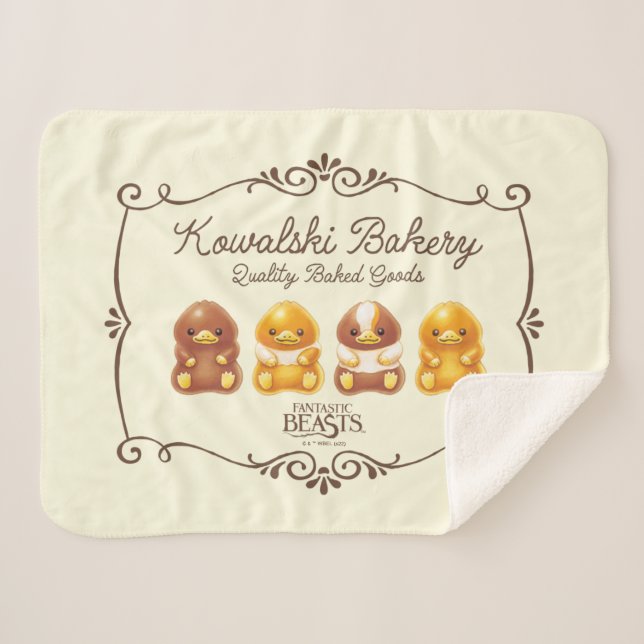 Kowalski Bakery - Baby Nifflers Sherpa Blanket (Front (Horizontal))