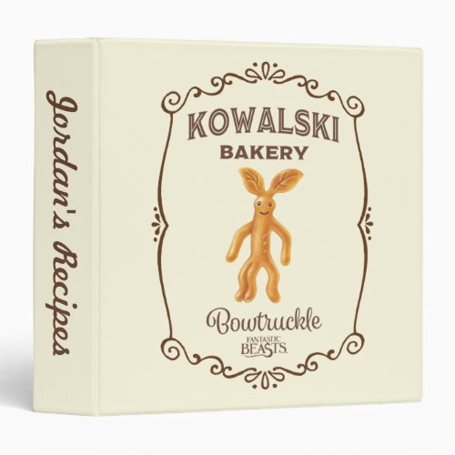 Kowalski Bakery _ Bowtruckle 3 Ring Binder
