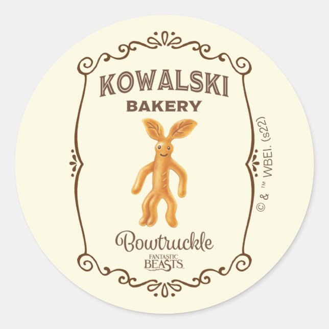 Kowalski Bakery - Bowtruckle Classic Round Sticker (Front)