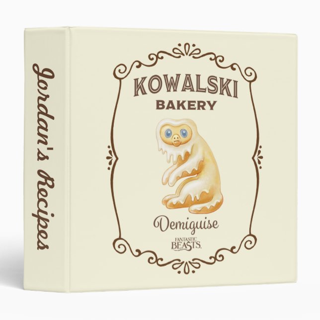 Kowalski Bakery - Demiguise 3 Ring Binder (Front/Spine)