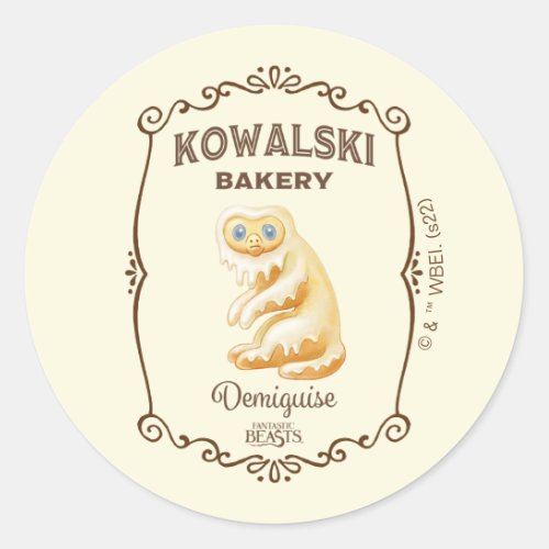 Kowalski Bakery _ Demiguise Classic Round Sticker