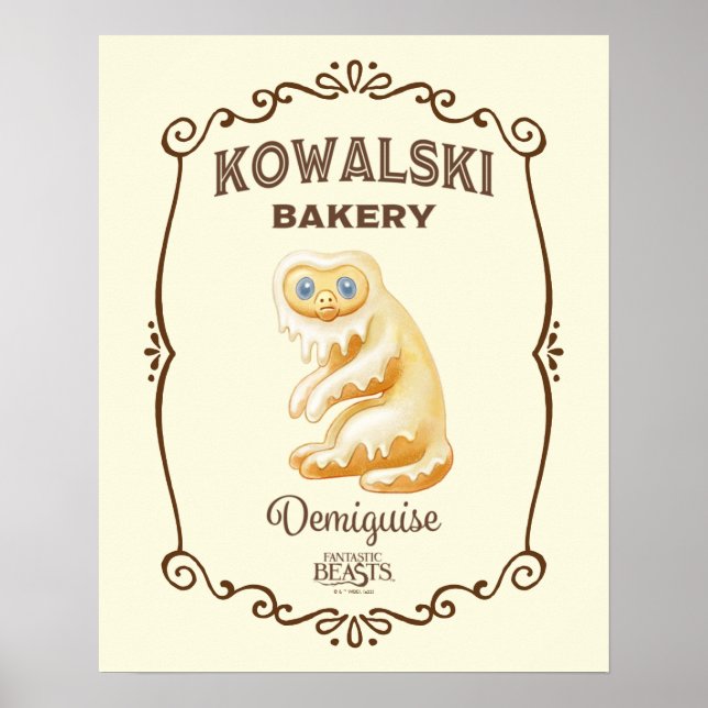 Kowalski Bakery - Demiguise Poster (Front)