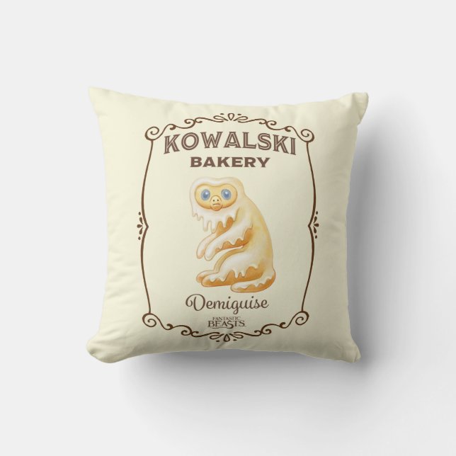 Kowalski Bakery - Demiguise Throw Pillow (Front)