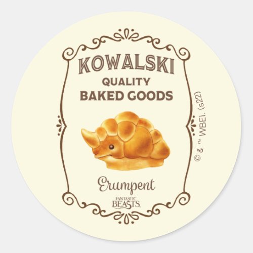Kowalski Bakery _ Erumpent Classic Round Sticker