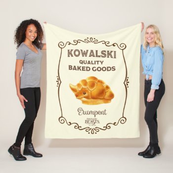 Kowalski Bakery - Erumpent Fleece Blanket by fantasticbeasts at Zazzle