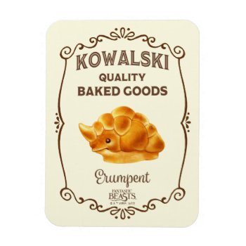 Kowalski Bakery - Erumpent Magnet by fantasticbeasts at Zazzle