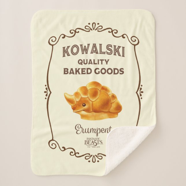 Kowalski Bakery - Erumpent Sherpa Blanket (Front)