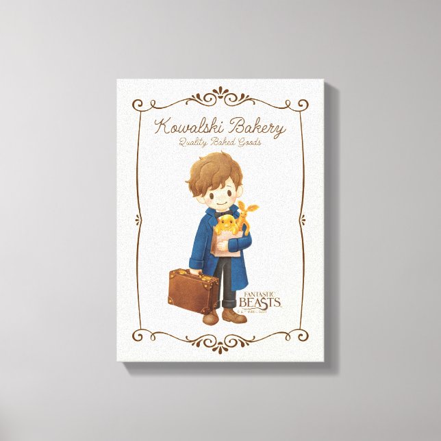 Kowalski Bakery - Newt Scamander Canvas Print (Front)