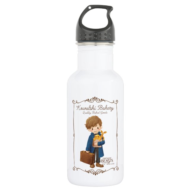 Kowalski Bakery - Newt Scamander Stainless Steel Water Bottle (Front)