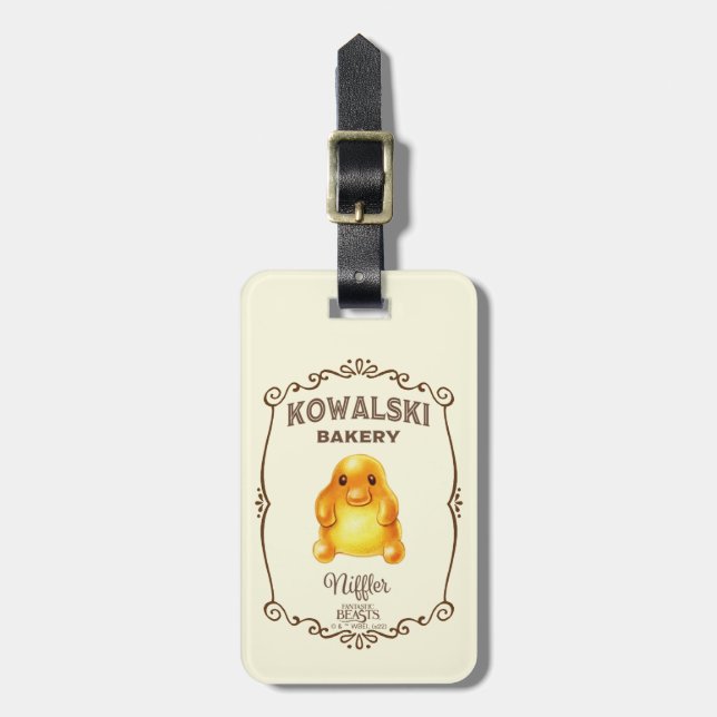 Kowalski Bakery - Niffler Luggage Tag (Front Vertical)