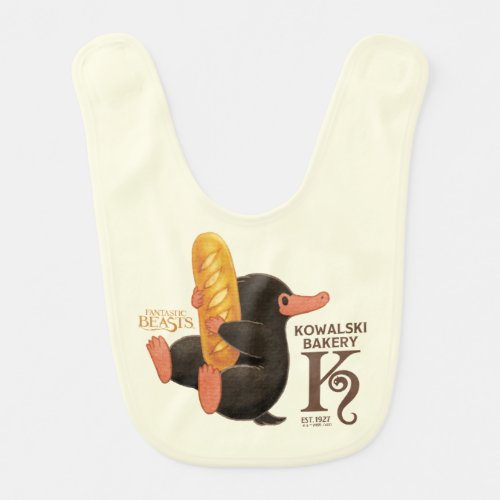 Kowalski Bakery _ Niffler With Bread Baby Bib